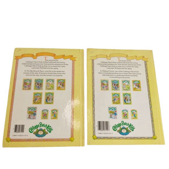 Set of 2 Vintage 1984 CABBAGE PATCH KIDS Hardcover Parker Brothers Story Books - Picture 2 of 6